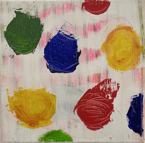 Color Play ll von Leona Zeller, Malerei kaufen auf Singulart