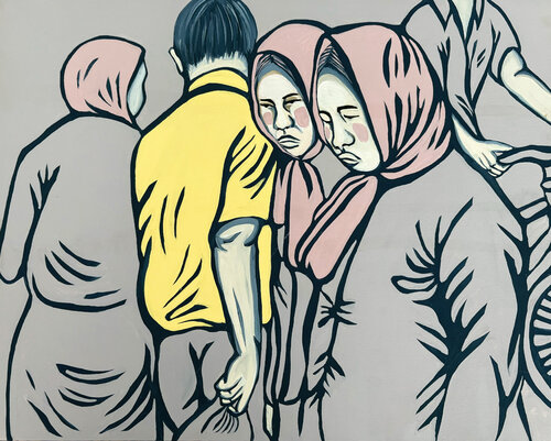 The walk von Carla Buis, Malerei kaufen auf Singulart