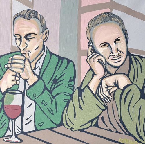 Lloyd and Todd by Carla Buis, Painting for Sale on Singulart