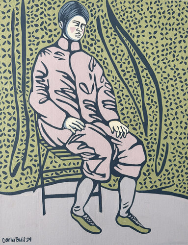 Pink and Limoncello van Carla Buis, Schilderij te koop op Singulart