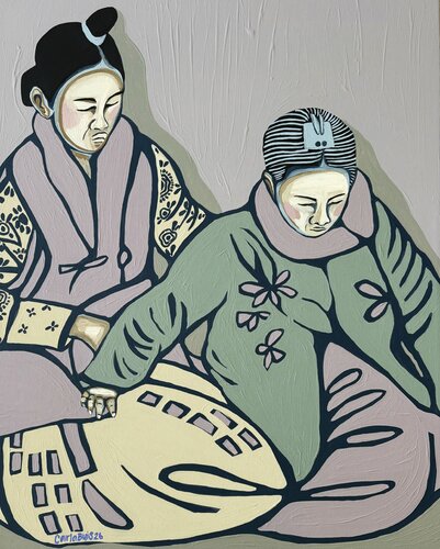 Hana and Sora by Carla Buis, Painting for Sale on Singulart
