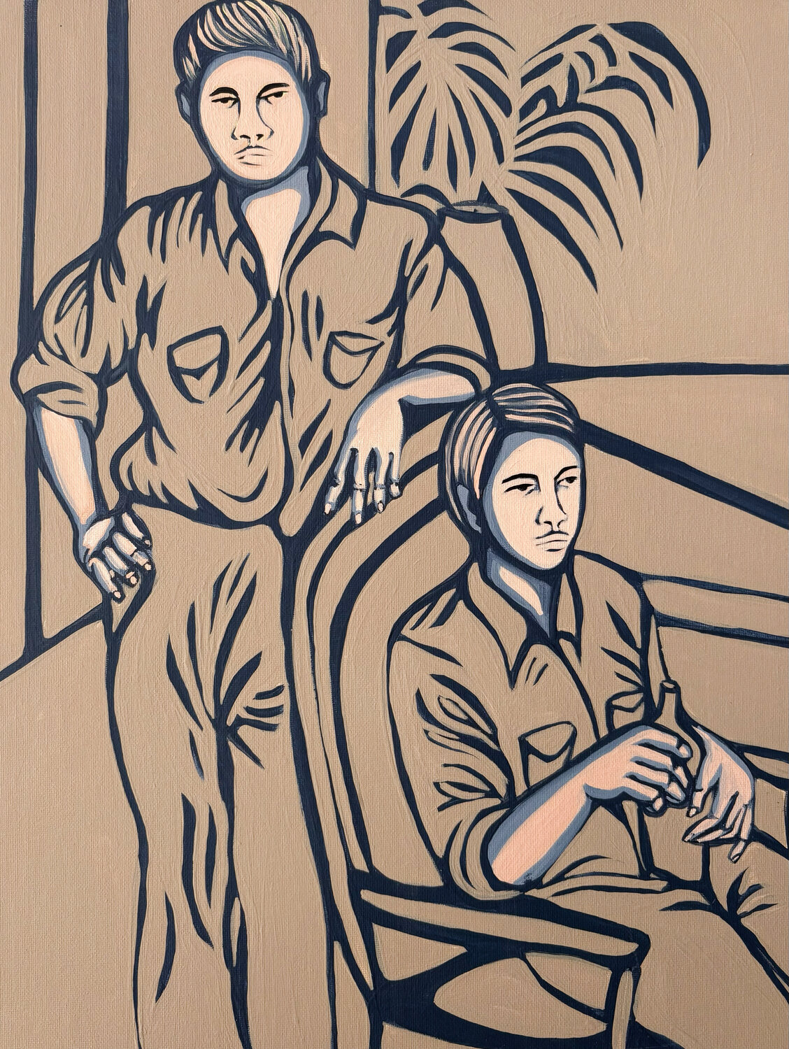 Two Soldiers Carla Buis