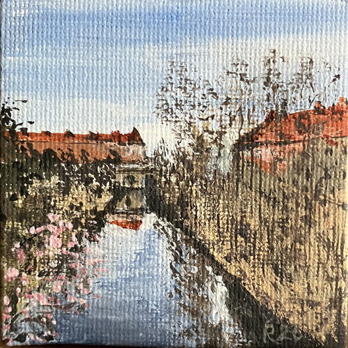 Leipzig-am-Kanal van Sylvia Richter, Schilderij te koop op Singulart