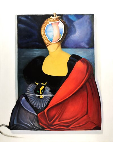 SILENT RETURN [39.3” x 31.5”] di Jemal (Džemal) Gugunava, Pittura in vendita su Singulart