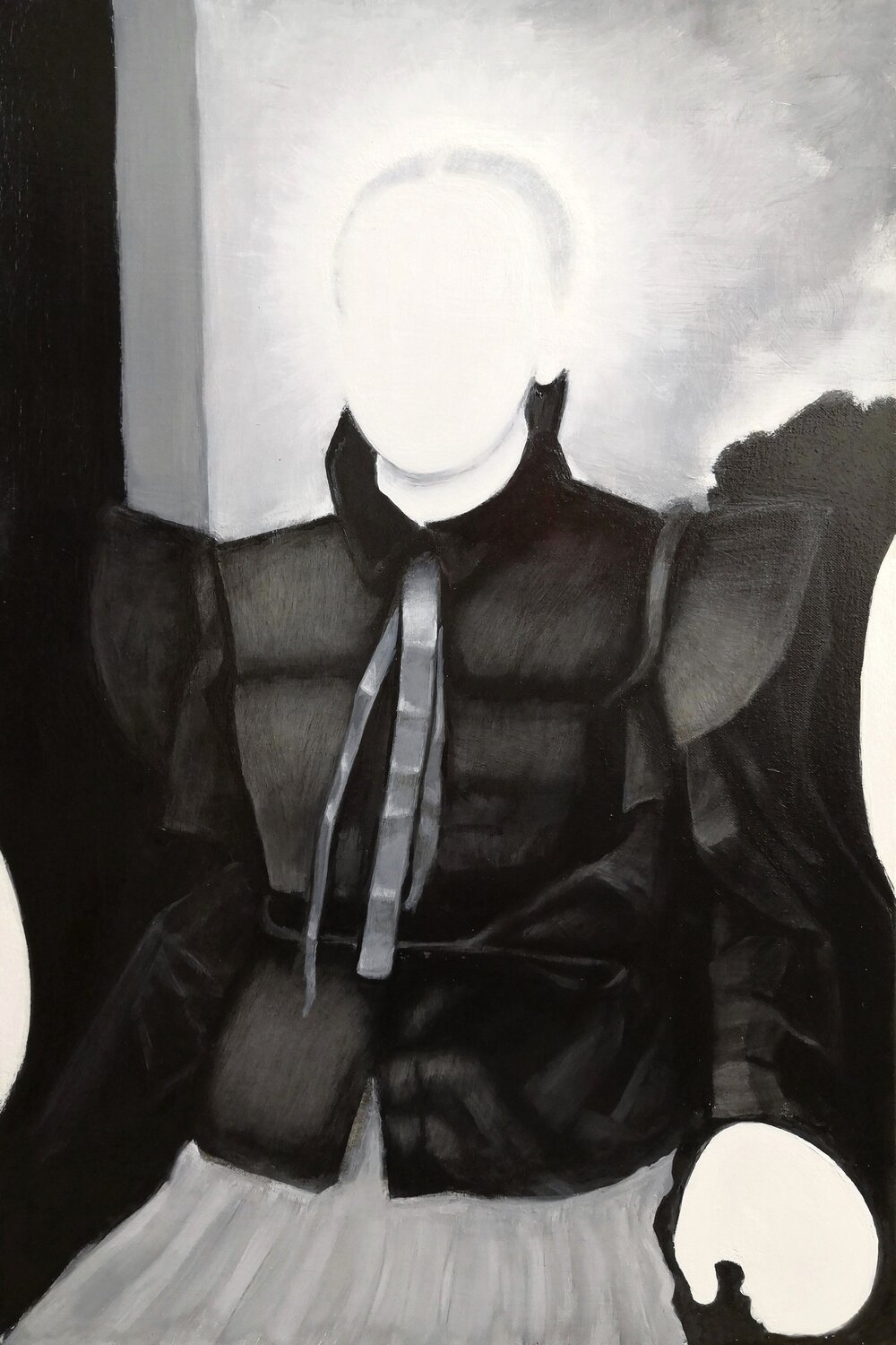 BEYOND PRESENCE [29.5" x 19.7"] Jemal (Džemal) Gugunava Originalgemälde zu verkaufen