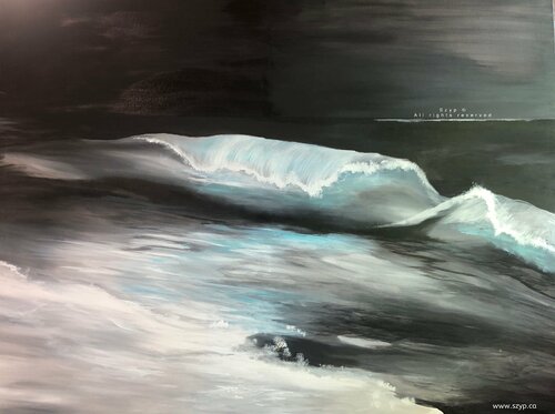 The Deep Dark by Mara Szyp, Painting for Sale on Singulart