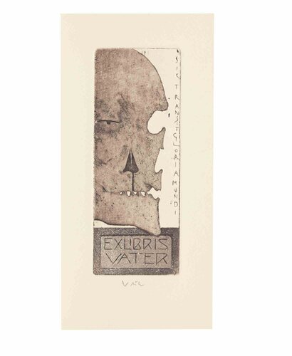 Ex Libris Vater von Jan Konupek, Druck kaufen auf Singulart