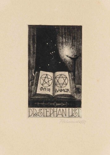 Ex Libris Dr Stephan List von Jan Konupek, Druck kaufen auf Singulart