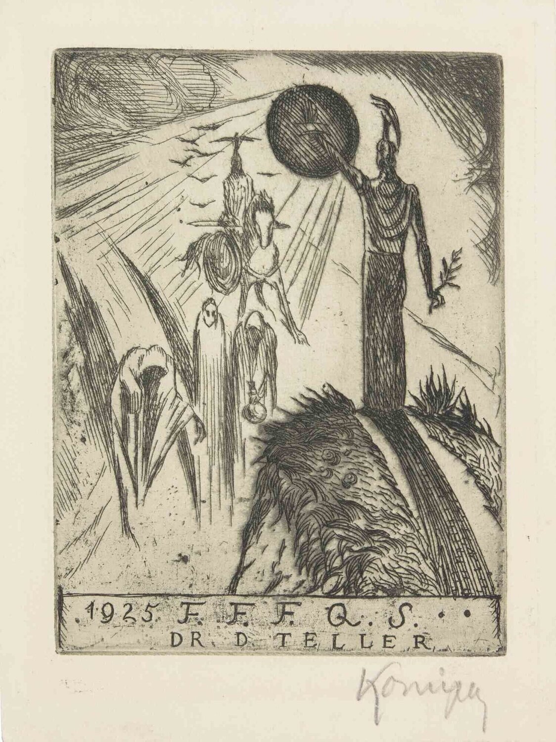  Ex Libris Doctr D. Teller Jan Konupek