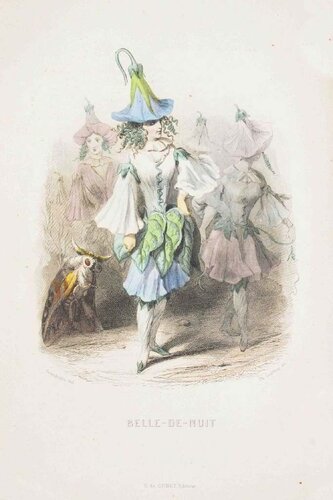 Belle-de-Nuit - Les Fleurs Animées Vol.I by Jean-Ignace-Isidore Gérard, Print for Sale on Singulart