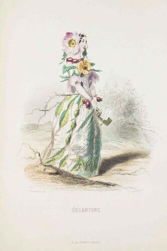 Eglantine - Les Fleurs Animées Vol.I by Jean-Ignace-Isidore Gérard, Print for Sale on Singulart