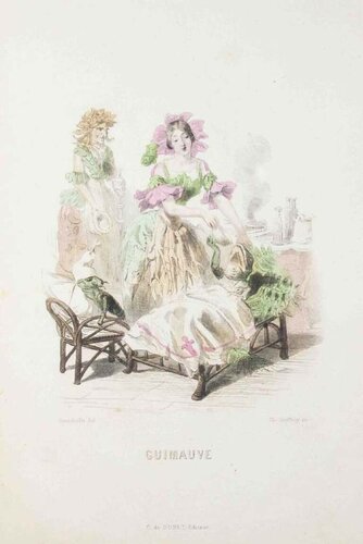 Guimauve - Les Fleurs Animées Vol.I by Jean-Ignace-Isidore Gérard, Print for Sale on Singulart