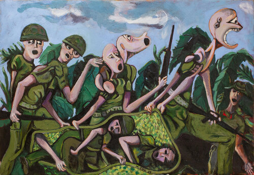 " humanitys folly " de michael cox, Pintura a la venta en Singulart
