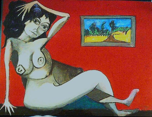 "melancholy  # 3 " van michael cox, Tekening te koop op Singulart