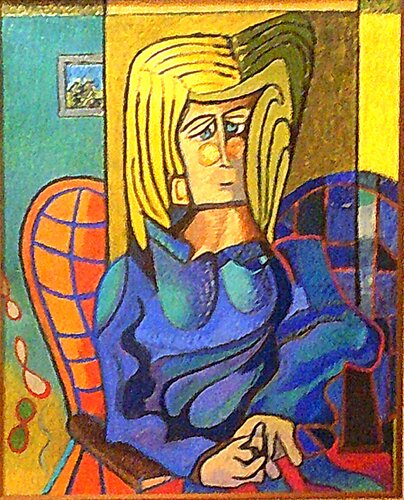 " the pose " von michael cox, Malerei kaufen auf Singulart