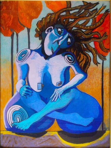 " fat bottom girls series # 2 " van michael cox, Tekening te koop op Singulart