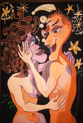 " loving " par michael cox, Œuvre sur papier en vente sur Singulart