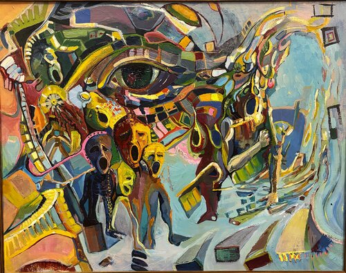 " cycles " di michael cox, Pittura in vendita su Singulart