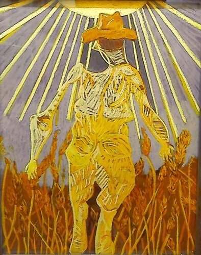 " feild of dreams " by michael cox, Drawing for Sale on Singulart