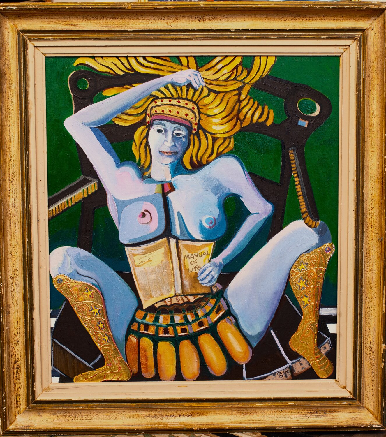 seated nude # 6 michael cox