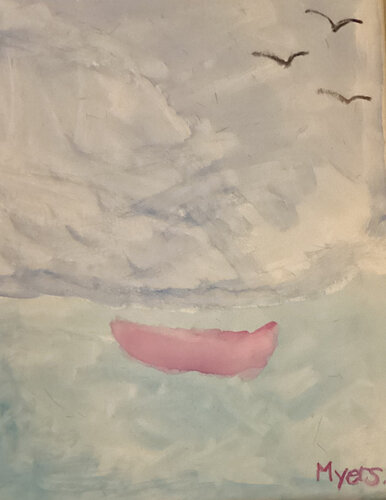 Lost at Sea de Jackie Myers, Pintura a la venta en Singulart