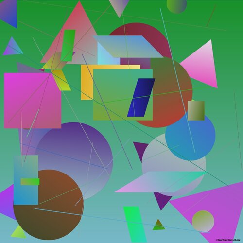 moderne digitale Kunst di Manfred Kutschera, Digitale in vendita su Singulart