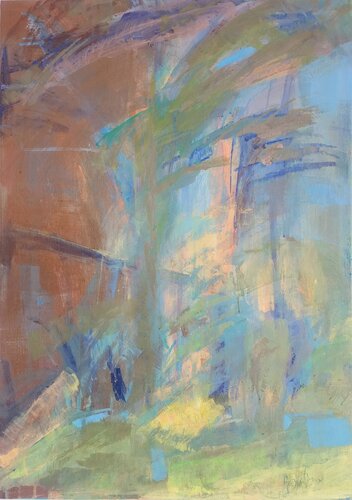 Igalo Abstract Landscape Painting by Mila Bozic, Painting for Sale on Singulart