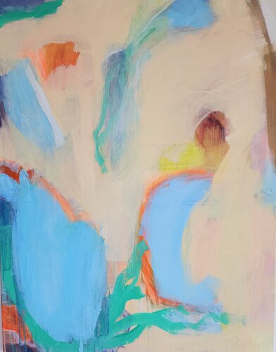 Dance Expressionism Abstract Floral Artwork von Mila Bozic, Malerei kaufen auf Singulart