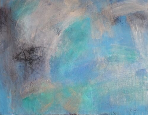 Sea Waves Contemporary Sea Painting von Mila Bozic, Malerei kaufen auf Singulart