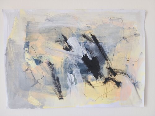 Freshness Minimal Abstract Artwork von Mila Bozic, Werk auf Papier kaufen auf Singulart