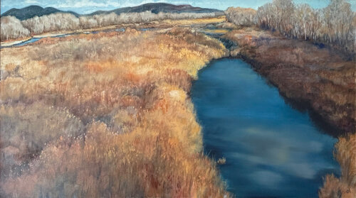 La Durance en Hiver von Diana Howard, Malerei kaufen auf Singulart