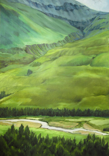 Highlands van Diana Howard, Schilderij te koop op Singulart