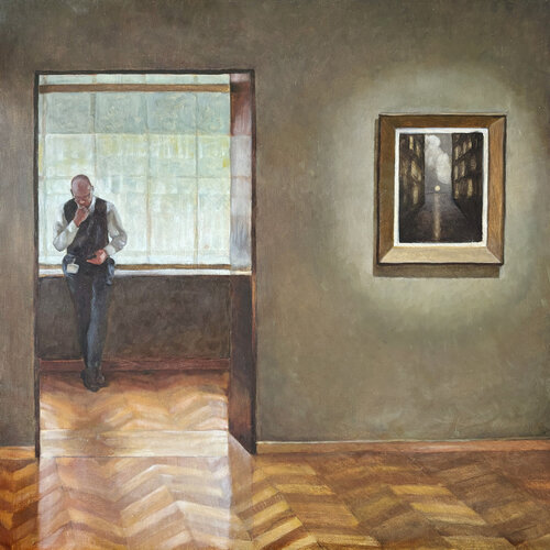 Guard at the Kunstmuseum van Diana Howard, Schilderij te koop op Singulart