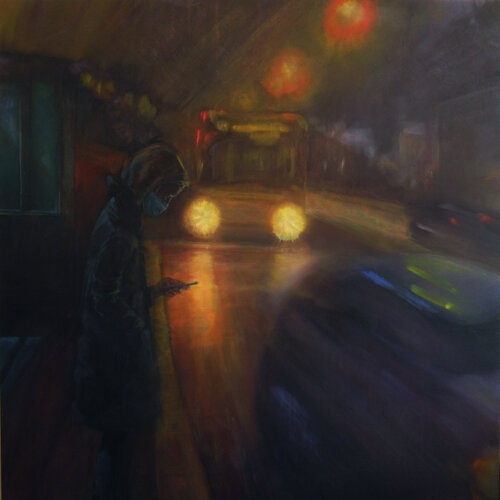 Waiting for the 25 von Diana Howard, Malerei kaufen auf Singulart