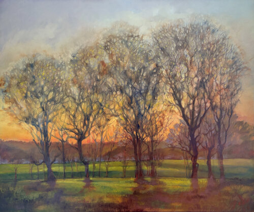 Buckinghamshire trees de Diana Howard, Pintura a la venta en Singulart