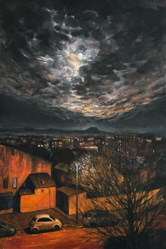 Altocumulous over the Sainte Victoire by Diana Howard, Painting for Sale on Singulart