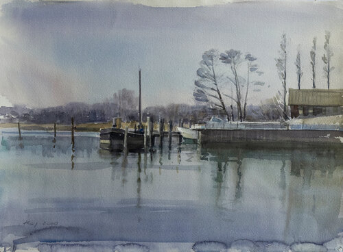 Bayern, Stegen am Ammersee, 2000 di Volker Koy, Pittura in vendita su Singulart