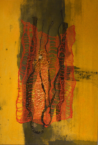 Desert Flower II di Anke Pradel-Schönknecht, Tessile in vendita su Singulart