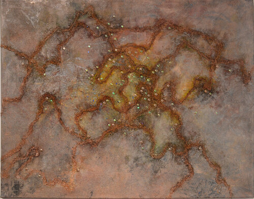 Viele Wege di Anke Pradel-Schönknecht, Tessile in vendita su Singulart