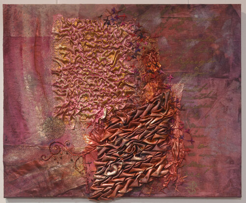 Red Passion II par Anke Pradel-Schönknecht, Oeuvre textile en vente sur Singulart
