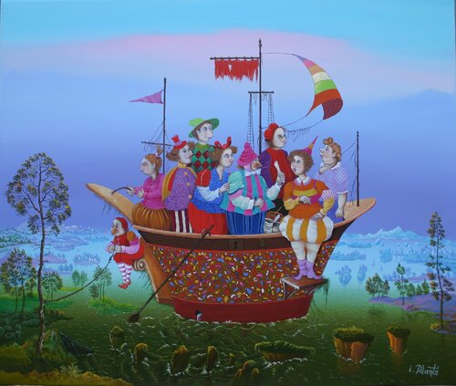 Petite brise di Isabelle Plante, Pittura in vendita su Singulart