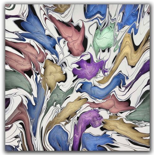 Corine Gholam Fawaz -  Whispers In Motion di Eileen Contreras -Art Curator-, Pittura in vendita su Singulart