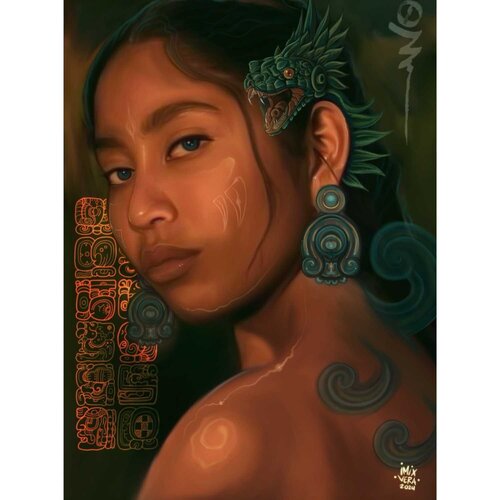 Imix Vera - IXCHEL von Eileen Contreras -Art Curator-, Digital kaufen auf Singulart