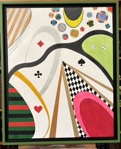 No 12 La Passion du Jeu von Alain Edouard BILLAT, Malerei kaufen auf Singulart