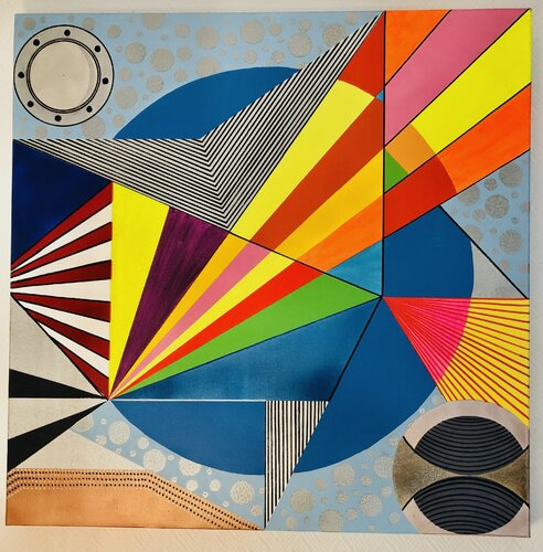No 75 Electrolyse d'Hydrogène van Alain Edouard BILLAT, Schilderij te koop op Singulart