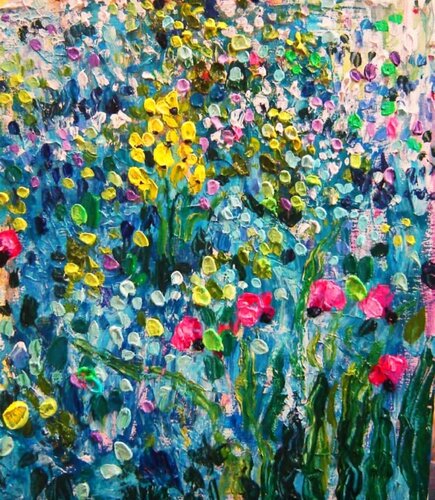 El baile de las flores von Natalia Ruiz Llopart, Malerei kaufen auf Singulart