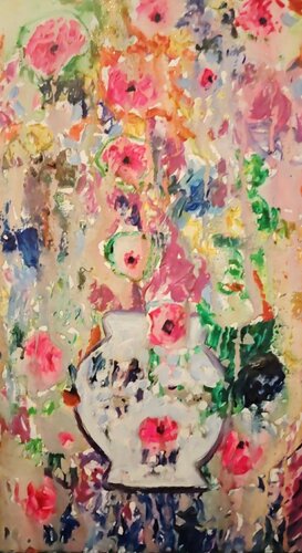 Rosas de Abril von Natalia Ruiz Llopart, Malerei kaufen auf Singulart