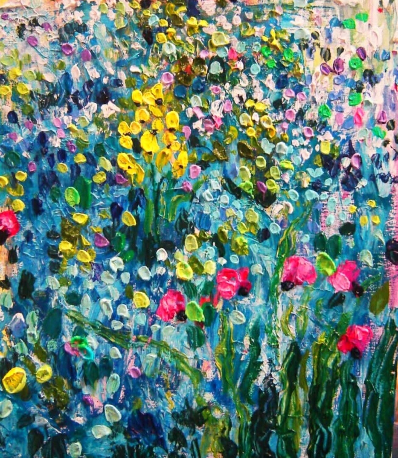 El baile de las flores Natalia Ruiz Llopart Originalgemälde zu verkaufen