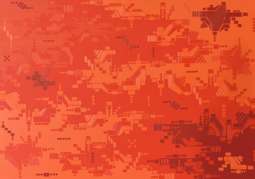 Interferenze 78 di Aurelio Gaiga, Pittura in vendita su Singulart