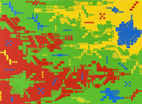Interferenze 72 di Aurelio Gaiga, Pittura in vendita su Singulart